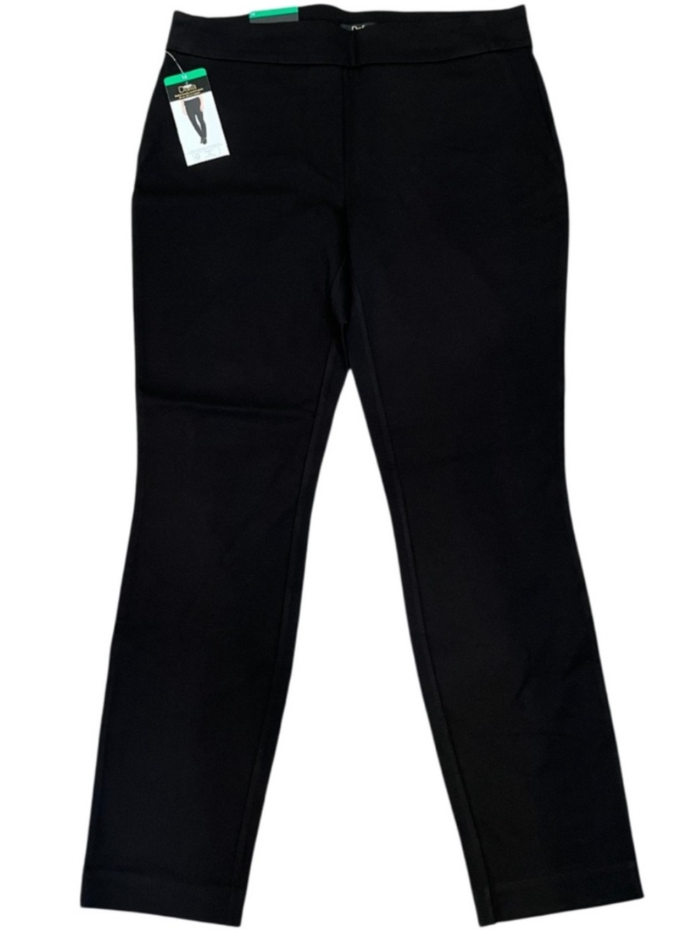 NWT Dalia Jacquard Pull On Pants Tummy Slimming Black Size 12